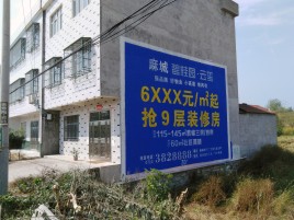  孟州墙体广告质量分析