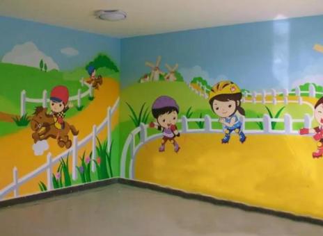  孟州幼儿园墙体彩绘制作流程及注意事项